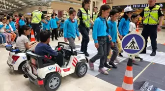 Bozüyük'te miniklere trafik eğitimi