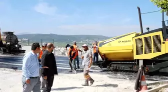 Kütahya Organize Sanayi Bölgesi'nde Yol Yenileme Çalışmaları