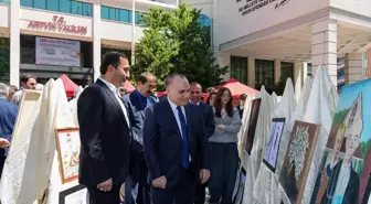 Artvin Güzel Sanatlar Lisesi Yıl Sonu Resim Sergisi Açıldı