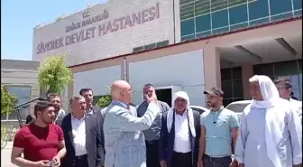 CHP Milletvekili Tanal, Siverek Devlet Hastanesi'nde yaşanan sağlık sorunlarını gündeme getirdi