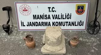 Manisa'da Kaçak Kazı Operasyonu: 3 Şüpheli Yakalandı