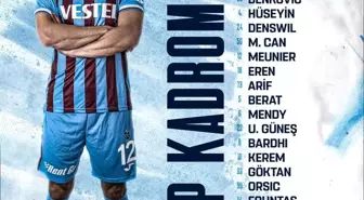 Trabzonspor'un Ziraat Türkiye Kupası finali kamp kadrosu açıklandı