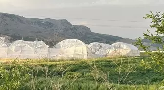 Burdur'da Şiddetli Rüzgar Serada Hasara Yol Açtı