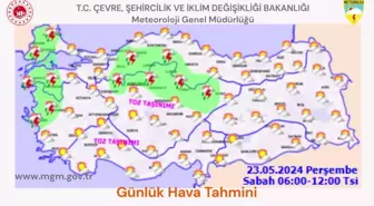 Meteoroloji'den Türkiye'nin büyük bölümüne uyarı: Yağış, toz taşınımı ve kuvvetli poyraz geliyor