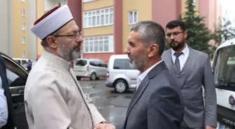 Diyanet İşleri Başkanı Ali Erbaş, depremde hayatını kaybeden imam hatip Ali Bal'ın ailesini ziyaret etti