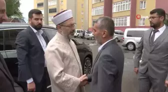 Diyanet İşleri Başkanı Erbaş, 6 Şubat depreminde vefat eden imam hatibin ailesini ziyaret etti