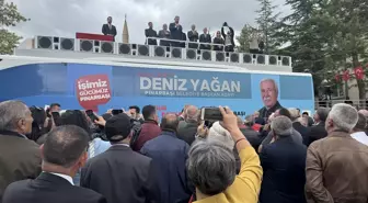 Mansur Yavaş, Pınarbaşı'da CHP adayına destek istedi