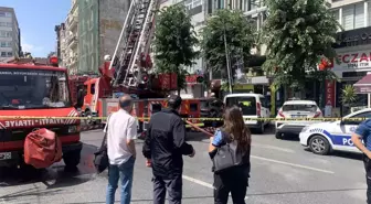 Şişli'de bir restoranın bacasında çıkan yangın söndürüldü