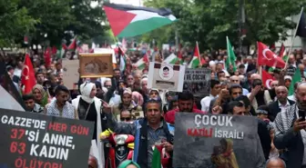 Elazığ'da Filistin'e Destek Yürüyüşü Düzenlendi