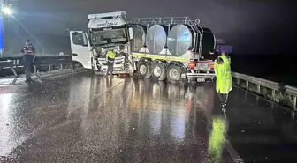 Afyonkarahisar'da Tanker Kazası: 2 Kişi Yaralandı