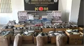 Erzincan'da Kaçak Ürün Operasyonu: 1 Milyon 250 Bin TL Değerinde Ürün Ele Geçirildi