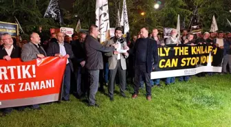 Ankara'da İsrail'in Refah'a saldırısını protesto