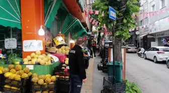 Bilecik'te Kaldırımları İşgal Eden Manavlara Cezalar Verildi