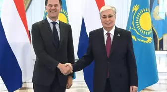 Kazakistan Cumhurbaşkanı Tokayev, Hollanda Başbakanı Rutte ile Görüştü