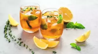 Soğuk çay nasıl yapılır? Evde şeftalili ve limonlu ice tea yapımı