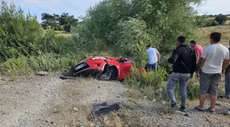 Çanakkale'de otomobil şarampole yuvarlandı: 3 yaralı