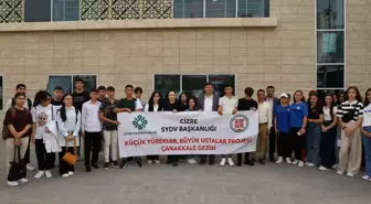 Şırnak'tan 36 öğrenci Çanakkale'ye uğurlandı