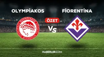 Olympiakos Fiorentina maç özeti ve golleri izle! (VİDEO) Olympiakos Fiorentina Konferans Ligi maçı özeti! Golleri kim attı, maç kaç kaç bitti?