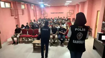 Samsun Emniyet Müdürlüğü Öğrencilere Yasa Dışı Bahis Semineri Verdi