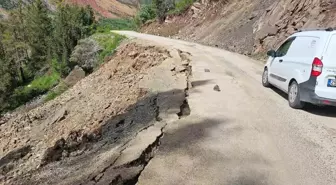 Erzurum İspir ilçesinde Devedağı grup yolu tehlike oluşturuyor