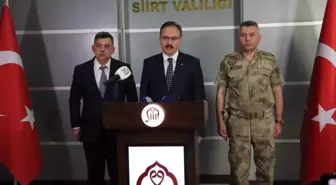 Siirt Valisi Kemal Kızılkaya, Silahlı Kavga Olayını Değerlendirdi