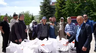 Bayburt'ta Mera Islah ve Amenajman Projeleri kapsamında tohum teslim töreni düzenlendi