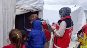 Eskişehir Aile ve Sosyal Hizmetler İl Müdürlüğü, Alpu'daki Çadır Kentlere Ziyaret Gerçekleştirdi