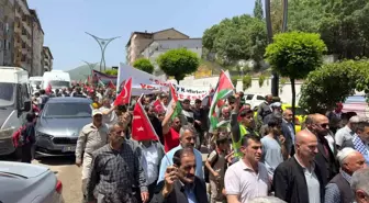 Hakkari'de İsrail'in Filistin'e yönelik soykırımı kınandı