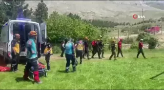 Aladağlar'da yaralanan dağcı helikopterle kurtarıldı