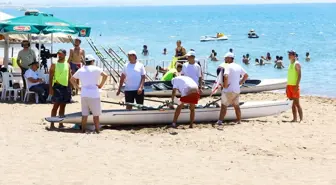 Manavgat'ta Deniz Küreği Türkiye Kupası tamamlandı