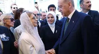 Cumhurbaşkanı Erdoğan, Özer Uçuran Çiller'in cenaze törenine katıldı