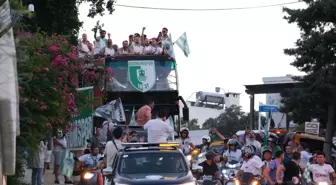 Şampiyon Bodrum'a yakışan kutlama