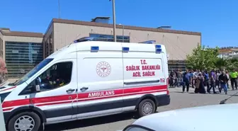 Halfeti'de hafif ticari araç duvara çarptı, sürücü yaralandı