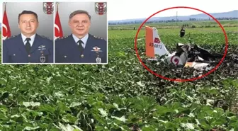 2 pilotumuzun şehit olduğu eğitim uçağının düşme anı kamerada