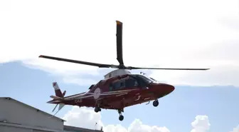 Erzurum'da Dağlık Araziye Düşen Kadın Ambulans Helikopterle Hastaneye Ulaştırıldı