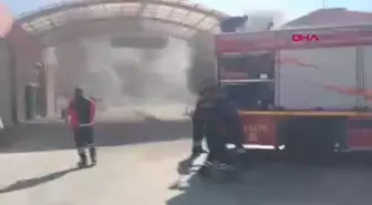 Mardin Otobüs Terminali'nde Minibüs Yangını