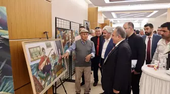 Talas'ta Ressam Hasan Bağdaş'ın Sergisi Açıldı