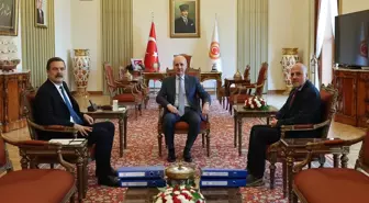 TBMM Başkanı Numan Kurtulmuş, TİP Genel Başkanı Erkan Baş'ı kabul etti