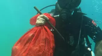 Alanya'da Dünya Çevre Günü etkinliği: Deniz dibinden çöp çıkarıldı