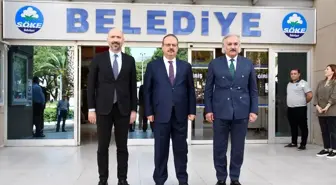 Aydın Valisi Canbolat, Söke Belediye Başkanı Arıkan'ı ziyaret etti