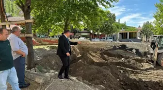 Sivas'ın Akıncılar ilçesinde kent meydanı projesi başladı