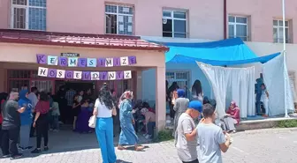 Sivas'ın Gemerek ilçesinde Filistin'e destek amacıyla kermes düzenlendi