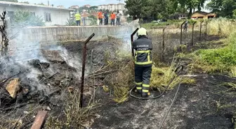 Karabük'te otluk alanda çıkan yangın büyümeden söndürüldü