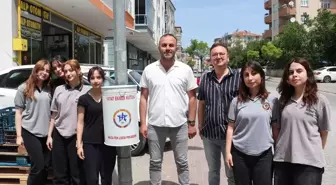 Samsun'da Öğrencilerden Çöp Olmasın Hayat Olsun Projesi