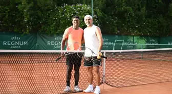 Seedorf ve Taşdemir Antalya'da Tenis Maçı Yaptı