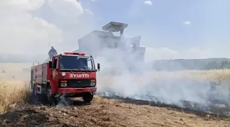 Gaziantep'te çıkan yangında 32 dönüm buğday ekili alan zarar gördü