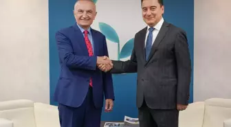 Arnavutluk eski Cumhurbaşkanı İlir Meta, DEVA Partisi Genel Başkanı Ali Babacan'ı ziyaret etti