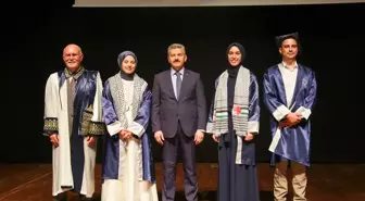 Uşak Üniversitesi Mezuniyet Töreninde Filistin Dayanışması