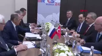 Dışişleri Bakanı Hakan Fidan, Rusya Dışişleri Bakanı Sergey Lavrov ile görüştü