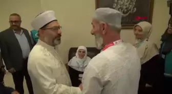 Diyanet İşleri Başkanı Türk Hacı Adaylarıyla Buluştu